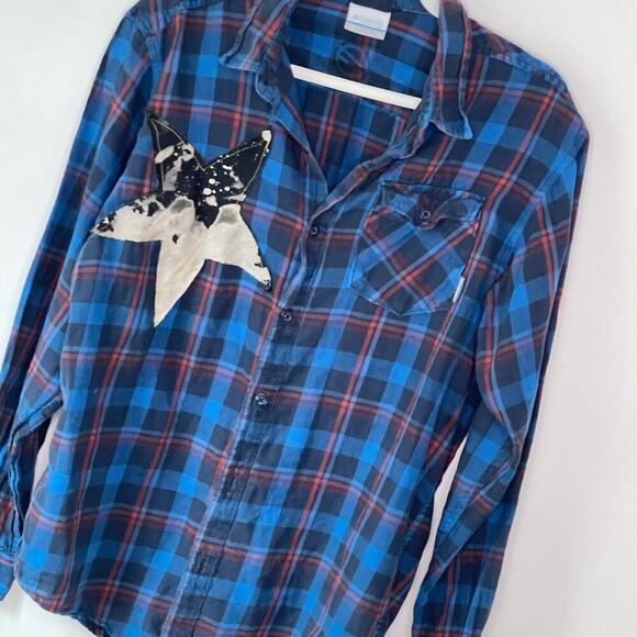 Madam Posy Upcycled Womens Flannel Shirt Medium - Picture 6 of 10